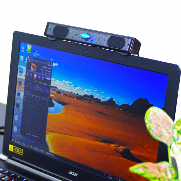 Uakinat USB Computer Speakers,Computer Speakers With 3.5 Mm Aux,Wired USB