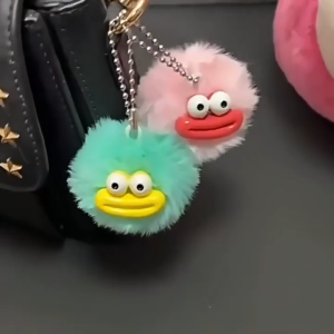 COD Liontin Bola Mewah Mulut Sosis Gantungan Kunci Sahabat Pasangan Lucu Gantungan Kunci Tas Imut Jelek