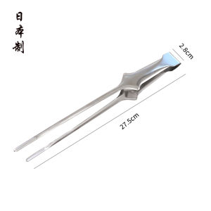 Original Stainless Steel Food Tongs for Barbecue Steak Bread Roast Meat Anti-Scald Long Handle Kitchen Cooking Utensils
