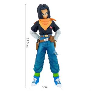 Bandai | 24CM Anime Dragon Ball Z Android 17 18 Figure Android 18 PVC Action Figures Collection Model Toys for Children Christmas Gifts