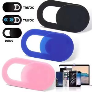 Sự Riêng Tư Webcam Cover Màn Trập Nam Châm Cho iPad Máy Tính Bảng Web Laptop PC Điện Thoại Di Động - Nhãn Dán Nắp Máy Ảnh Bằng Nhựa
