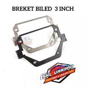 Bracket Breket Dudukan Lampu Projie Biled 3 Inch HID PNP Batok CB 125 Sakatech