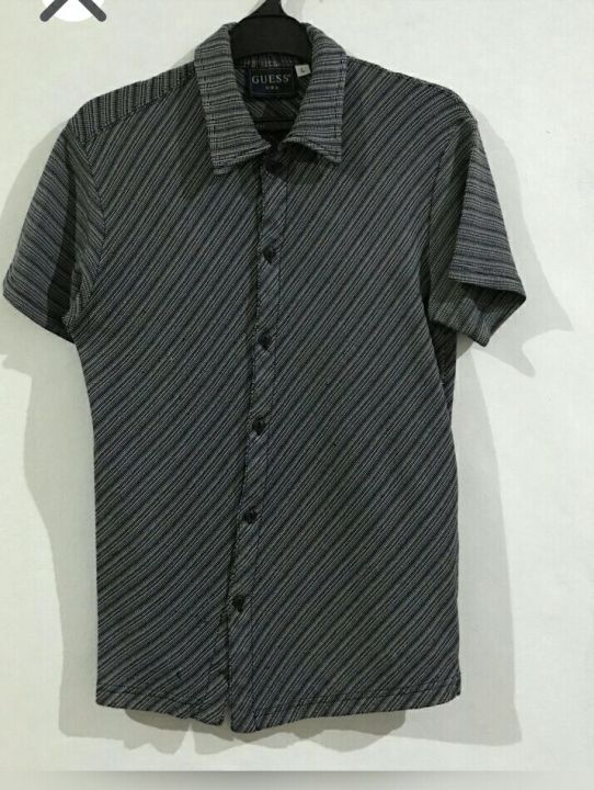 Preloved Baju Guess Pria Original Lengan Pendek/Kemeja Lengan