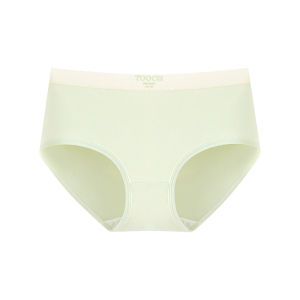 Quần lót cotton nguyên chất thoáng khí giữa eo dành cho nữ có tính năng kháng khuẩn và thoải mái liền mạch cho mùa hè