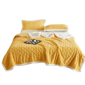 ผ้าคลุมโซฟาขนแกะหนาสำหรับฤดูหนาว ผ้าคลุมโซฟาสำหรับคนเดียวสำหรับใช้ในออฟฟิศ ผ้าคลุมโซฟาสำหรับนอนหลับพักผ่อน ผ้าคลุมโซฟาขนแกะสีกลาง