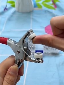 Tang Kancing Snap Kancing Bengkok Plier Kancing Kancing Plastik Kancing Peniti Alat Pasang Kancing Otomatis Plier Kancing Rok