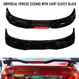 CPA Car Universal SEDAN Spoiler With LED light Glossy Black (8101)