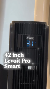 Levoit 36"/42" Smart Standing Tower Fan | Brushless DC Motor | 12 Speed | 90° Oscillation | Washable Fan Blades