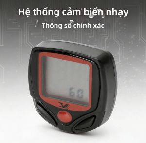 Máy Tính Xe Đạp Đa Chức Năng Có Dây Chống Nước Tích Hợp Đồng Hồ Bấm Giờ Đồng Hồ Đo Tốc Độ Đồng Hồ Đo Quãng Đường Dành Cho Xe Đạp Địa Hình MTB - Phụ Kiện Xe Đạp Với Pin Lithium Ion