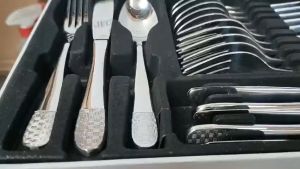 Bộ dao muỗng nĩa Dao muỗng Nĩa Dao muỗng nĩa du lịch Bộ dao muỗng nĩa Inox Bộ dao muỗng nĩa INOX 30 MÓN Bộ đồ ăn Inox dao muỗng Nĩa   - Nhập khẩu Indonesia tiêu chuẩn Châu Âu