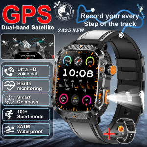 2025 New T-Rex 3 Ultra GPS Smart Watch 10ATM Waterproof Built-in Dual-band GNSS Compass Military Sport Men Swim Bracelet For IOS