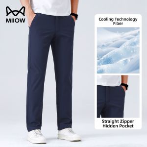 MiiOW | Straight Fit Summer Trousers Male