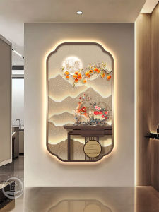 สไตล์จีนใหม่ตกแต่งภาพวาด Lucky Deer Entrance Corridor Wall Art หรูหรา < Ne1> High End แขวนภาพ Mountain