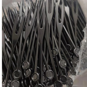 [Whole Box] Fruit Fork Disposable Fruit Fork Fruit Fork Commercial KTV Individually Packaged Plastic Transparent Fork