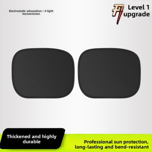 MONLEYTA | Car Sunshade Curtain Black Glue Static Side Window Glass Blocking Curtain Sun Protection Heat Insulation Privacy Curtain