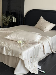 Bộ Chăn Hơi Mát Tencel Lụa Băng Đá Cho Mùa Hè