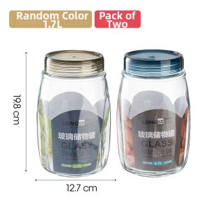 LONGSTAR | Food Grade Multipurpose Glass Storage Jar