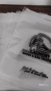Sablon Plastik Ziplock Untuk Laudry Sepatu / Shoes Laundry - SEJATIPRINTING (Isi 100pcs)
