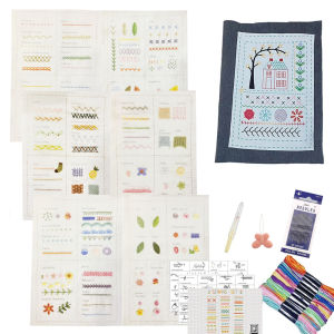 Embroidery Stitch Book For Beginners DIY Sewing Book Stitch Books Creative Embroidery Sewing Book Stitches Books with Pattern