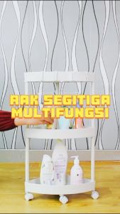 LEORA Rak Serbaguna Rak JUMBO Rak Penyimpanan Rak Susun Plastik Serbaguna Rak Sepatu Rak Troli Roda Rak Buku Rak Dapur Rak Toilet