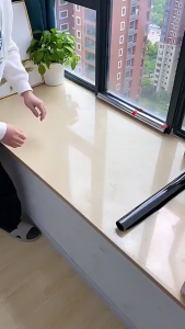 Phim cách nhiệt dán cửa kính tĩnh điện loại cao cấp không cần keo chống UV+ nắng+ nhìn trộm rộng 60cm