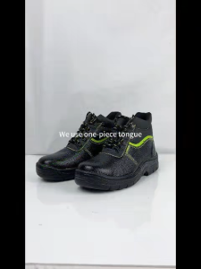 Falimottype)Size 37-46 Mens Steel Toe Safety Shoes Fashion School Student Short Boots Anti Smashing Anti Stabbing Work Shoes