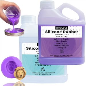 Silicone Mold Making Kit Liquid Silicone for Molds Making  High Strength Silicon Rubber Ideal for Mold Casting of Resin Jewel