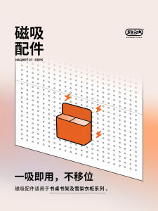 โมเดิร์น Minimalist โลหะ Hole Board แม่เหล็กอุปกรณ์เสริมสาวตกแต่งบ้านพลาสติกกล่องชั้นวางของ Hook