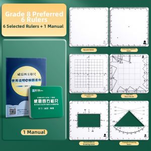 YUGUANG | Multipurpose Math Tools Ruler and Protractor Set
