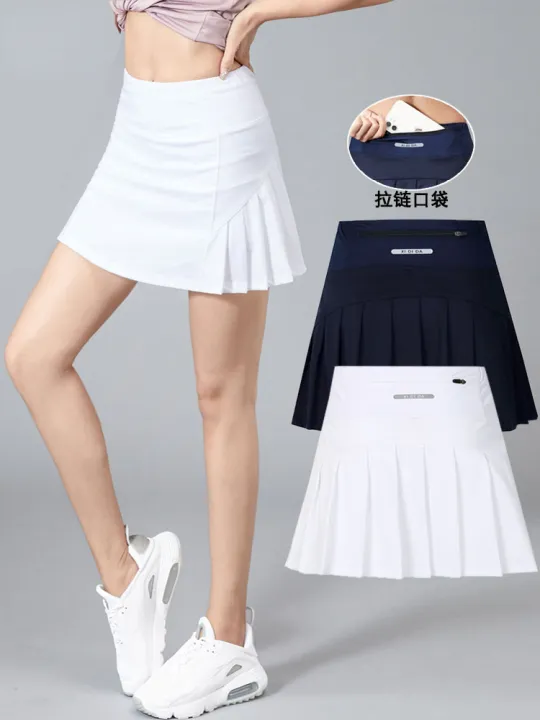 Women Pleated Sports Tennis Skirts Golf Skirt Fitness Shorts High Waist  Athletic Running Short Quick Dry Badminton Skort Pocket Lazada PH