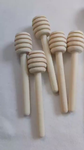 【𝗔𝗦𝗛】【6cm- 16cm】High Quality Wooden Honey Dipper Spoon Mixing Long Handle Jar 纯木蜂蜜棒