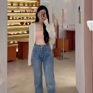 FASHIONJEANS เสื้อคลุมไหมพรม แขนยาว สีพื้น แฟชั่น สไตล์เกาหลี มี4สี แบบ พื้น สีพื้น สไตล์เกาหลี #P17