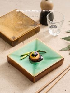 YOGEHOME | Unique Ceramic Sushi and Dessert Plate