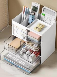 MRUN | Drawer Small Transparent Desktop Storage Box Organizer