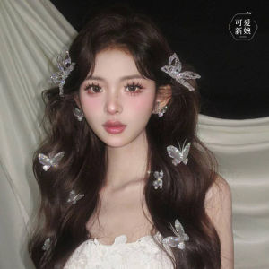 Phụ Kiện Tóc Bướm Cưới Phong Cách Hàn Quốc Mới Cao Cấp Đẹp Nước Gel Kết Dính Váy Cưới Váy Dạ Hội Giảm Tuổi Tác Kẹp Bên