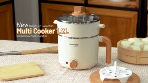 Hanabishi Multi Cooker 1.2L (Free Egg Steamer) HA1319