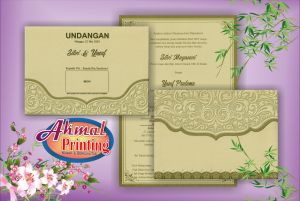 COD (50 pcs) Undangan pernikahan paket lengkap mewah harga paling murah