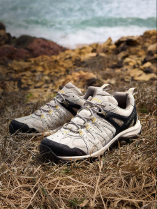 Merrell | Waterproof Breathable Hiking Shoes Men Trail Running Shoes Shock Absorption Abrasion Resistant Sole Round Head Design