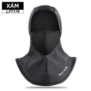 West Biking | Khẩu Trang Giữ Ấm Bằng Lông Cừu WEST BIKING Dành Cho Xe Đạp Có Bộ Lọc Tháo Rời Chống Thấm Nước Mũ Trùm Đầu Có Dây Điều Chỉnh