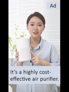 【Free gift】Air purifier HEPA high efficiency filter household appliances air purifiers Remove Formaldehyde PM2.5 Smoke Dust Automatic Monitors 空气净化器 Mini Portable Desktop Air Purifier With Fragrance Minimalist Diffuser Aromatherapy
