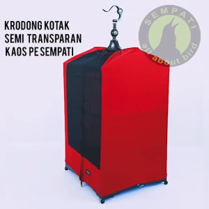 SEMPATI GROSIR Krodong Kotak Single Kaos Pe Premium Semi Transparan Sempati Isi 10 Pcs Kerodong Krodong Sangkar Kandang Burung Kotak Mode Jemur
