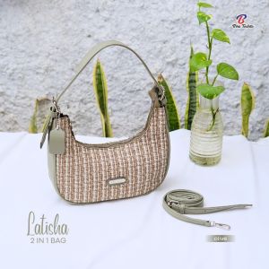 GFR - Latisha 2 In 1 Bag By Biru Tsabita tas selempang wanita Shoulder bag Wanita tas selempang wanita simpel Chocoly X rajut