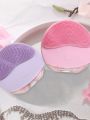 Ultrasonic Silicone Face Cleansing Brush Home Use Vibrating Wash Face Device Men Women Pore Cleaning Beauty Skin Care Tool. 