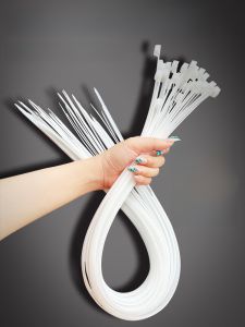National Standard Large Nylon Cable Tie Long Super Large Extra Wide Self-Locking Cable Tie Cold-Resistant Cable Tie Plastic Long Bundle Thickened