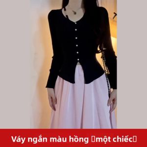 BIFEIMENG | Đầm Dài Elegance Mới Thu