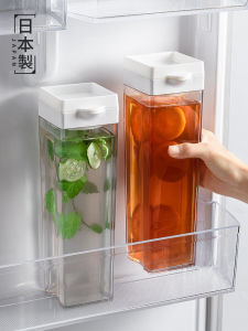 Pearl Life นําเข้าขวดน้ําเย็นญี่ปุ่น 1.5L วัสดุพลาสติกสําหรับตู้เย็นตู้แช่แข็งเครื่องดื่มชากาแฟขวดน้ําปิดผนึก