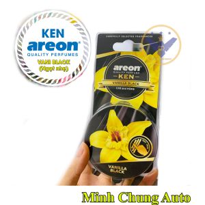 Sáp thơm ô tô AREON hương vani đen- Khử mùi ô tô phòng ngủ phòng khách