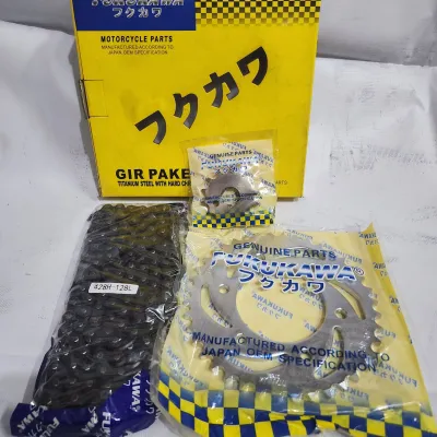 Gear Set Gir Paket Byson Rantai Tebal Ori Fukukawa Japan Quality