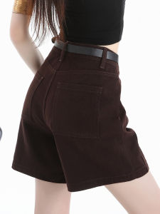 QIAOMIDUO | High Waist Denim Loose Slim Fit Culotte Shorts for Summer
