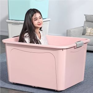 TIANZHENTONGXIU | Plastic Large Capacity Storage Box Extra Large for Home Use